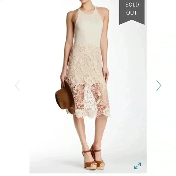 Free People Nora Lace Tank Dress - Picture 1 of 7